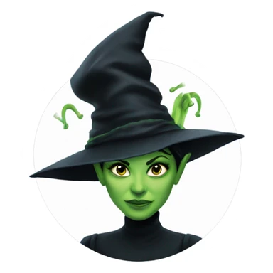 Elphaba from wicked sticker