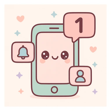 "notifications", no text sticker