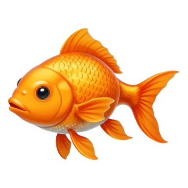 Goldfish with a year sticker