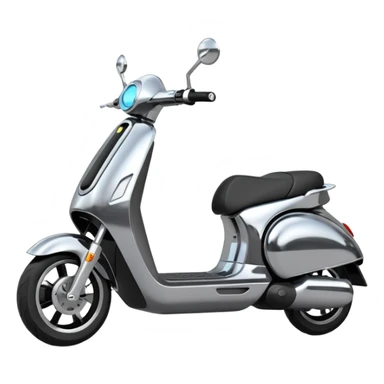 futuristic scooter sticker