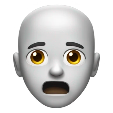 Scared shacking  sticker