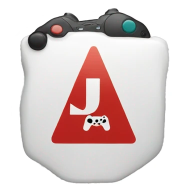 A no entry sign over a playstation controler sticker