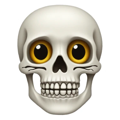 Calavera enojada  sticker