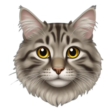 Maincoon cat sticker