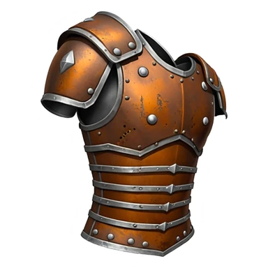Rusted warrior arm armor sticker