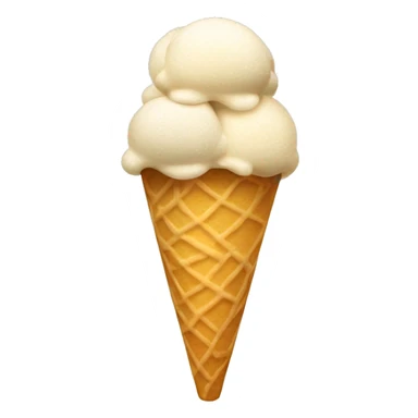 Helado de vainilla sticker