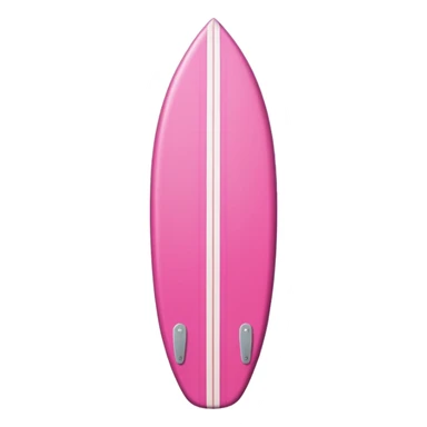 a surfboard that is pink and vertical  sticker