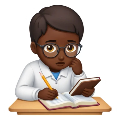 Studying until you melt sticker