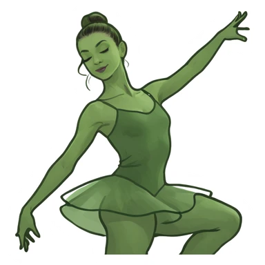 ballet dancer sticker