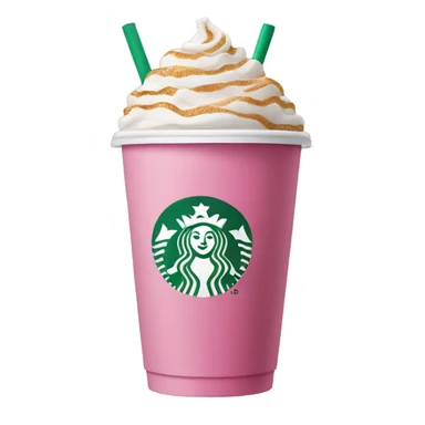 Pink Starbucks  sticker