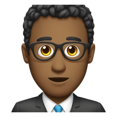 persona con ojeras sticker