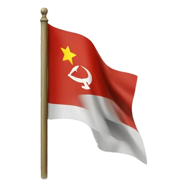 Soviet flag sticker