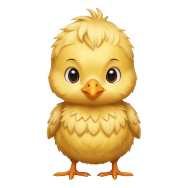 a baby chick with tatoos sticker