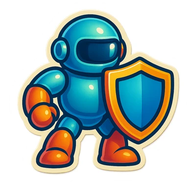 Lets do something else now. can you show me a iWexie shield robot sticker