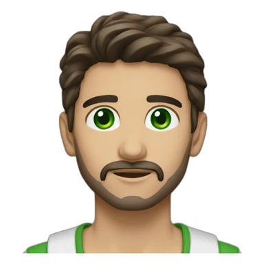 Manuel Carrasco (singer) with green eyes sticker