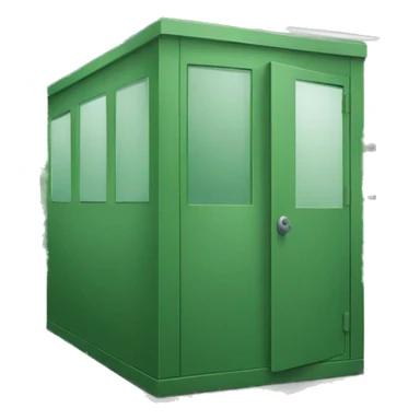 green office cubicle sticker