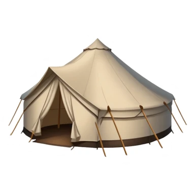 black spray tan oval tent sticker