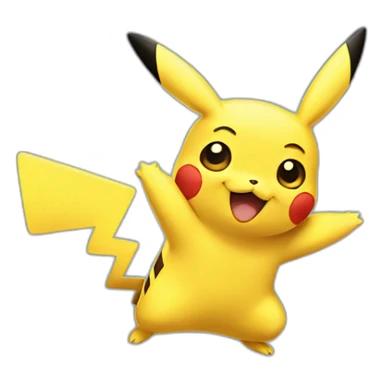 Pikachu saying goodbye sticker