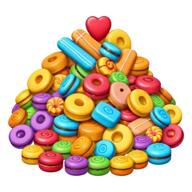 sweets and sugar sticker
