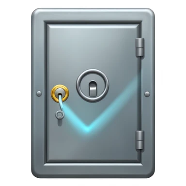 safe door is oppened  sticker