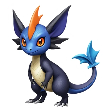 Shiny Cute Cool Salandit-Absol-Noibat-Noivern-Hybrid (Full body) sticker