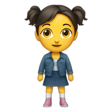 Fille embrasse un garçon sticker