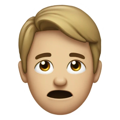 crying while flicking someone off sticker