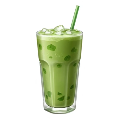 iced matcha latte sticker