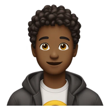 Boy with this emoji🥰 sticker