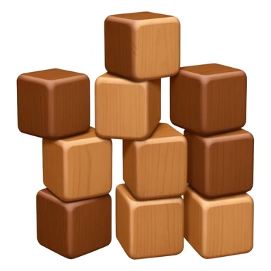 Wooden blocks  sticker