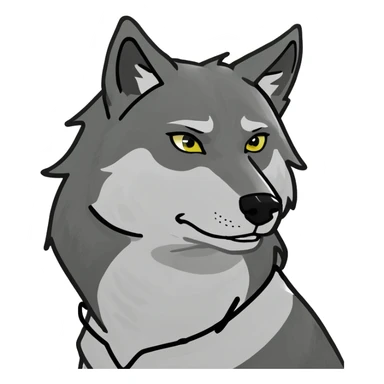 Alpha sigma wolf very big and super dangerous  sticker