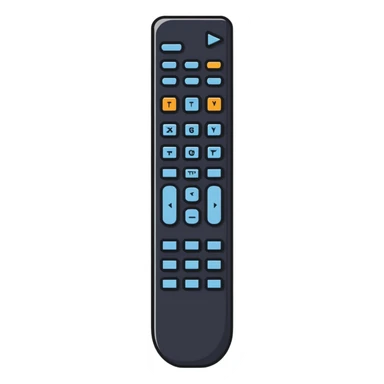 Sony TV remote control sticker