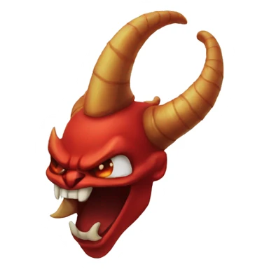 devil horn sticker