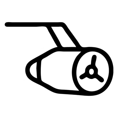 clear and simple airplane engine mounted under a wing sticker