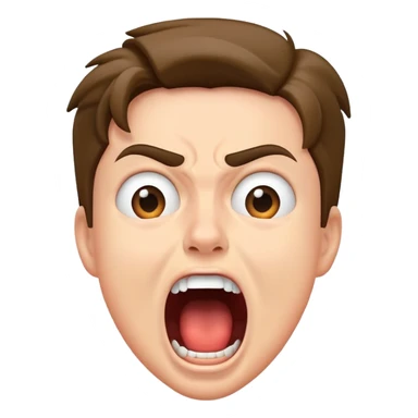 Cameron From Modern Family Screaming sticker
