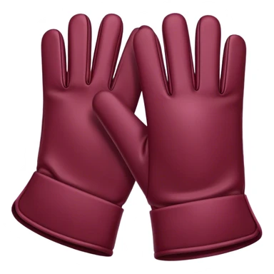 burgundy gloves sticker