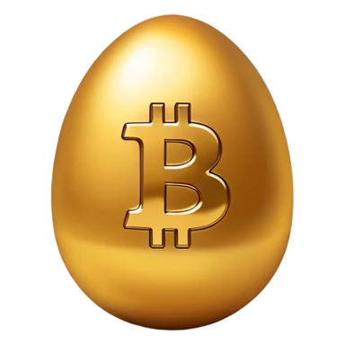 Bitcoin Easter egg sticker