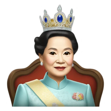 Queen sirikit sticker