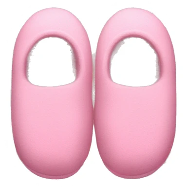 Cute pink slippers sticker