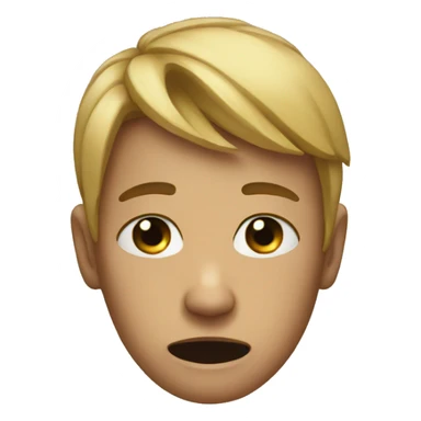 crying on floor sticker