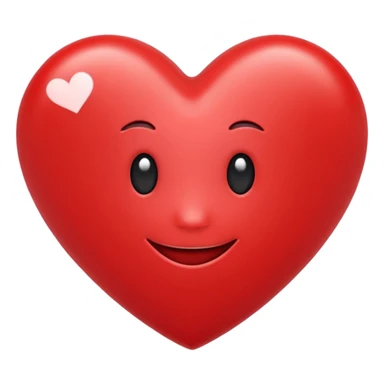 Smiling heart with the words: “I love my QSI Family sticker