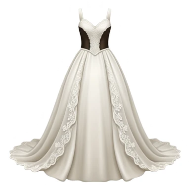 Wedding dress sticker