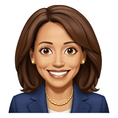 A Kamala Harris emoji sticker