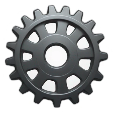 metalic gear sticker