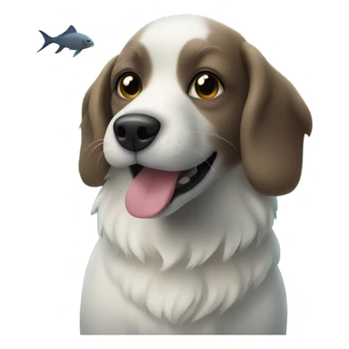 Dog in aquarium  sticker