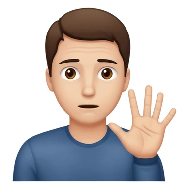 Un homme possessif qui essaye d’attraper quelqu’un avec sa main sticker