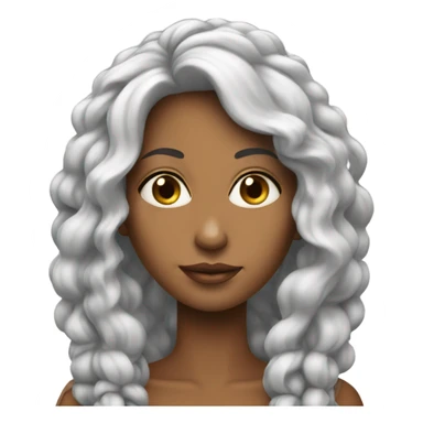 rainha com cabelos pregos sticker