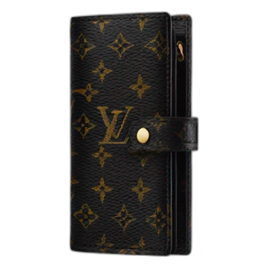 Black Louis Vuitton demier wallet sticker