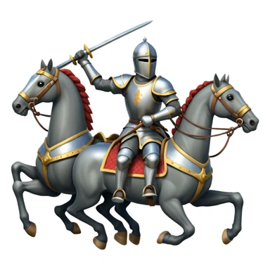 Medieval Cavalry sticker