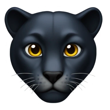 panther heart sticker